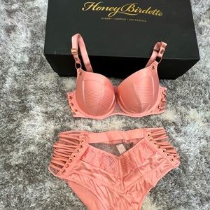 Honey Birdette Blush Pink Set